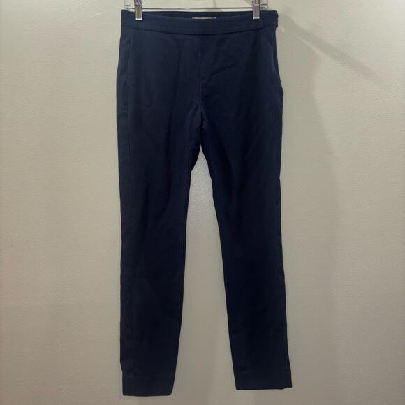 Tory Burch Legging Trousers- Navy Slim Fit Stretch Pants – Size 6 - Picture 3 of 15